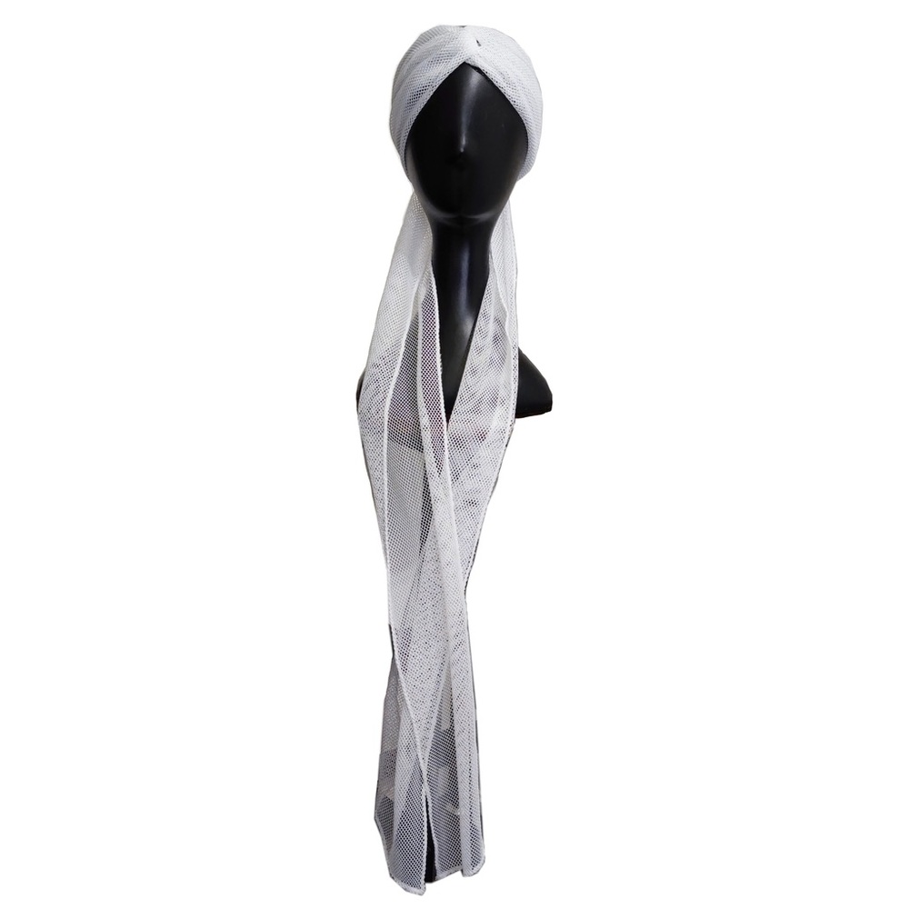 White Mesh Turban